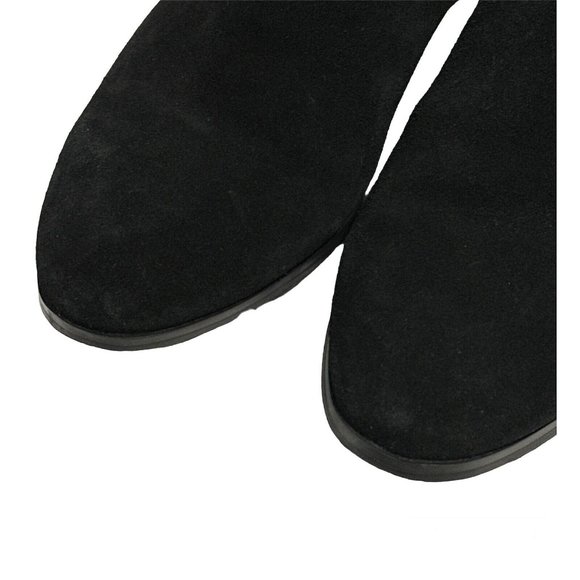 Blondo Black Waterproof Suede Leather Buckle Ankle Boots Booties Size 10 - Picture 12 of 14